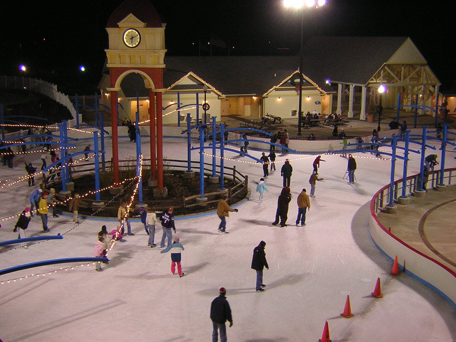 Ice Plaza at Deep River Waterpark